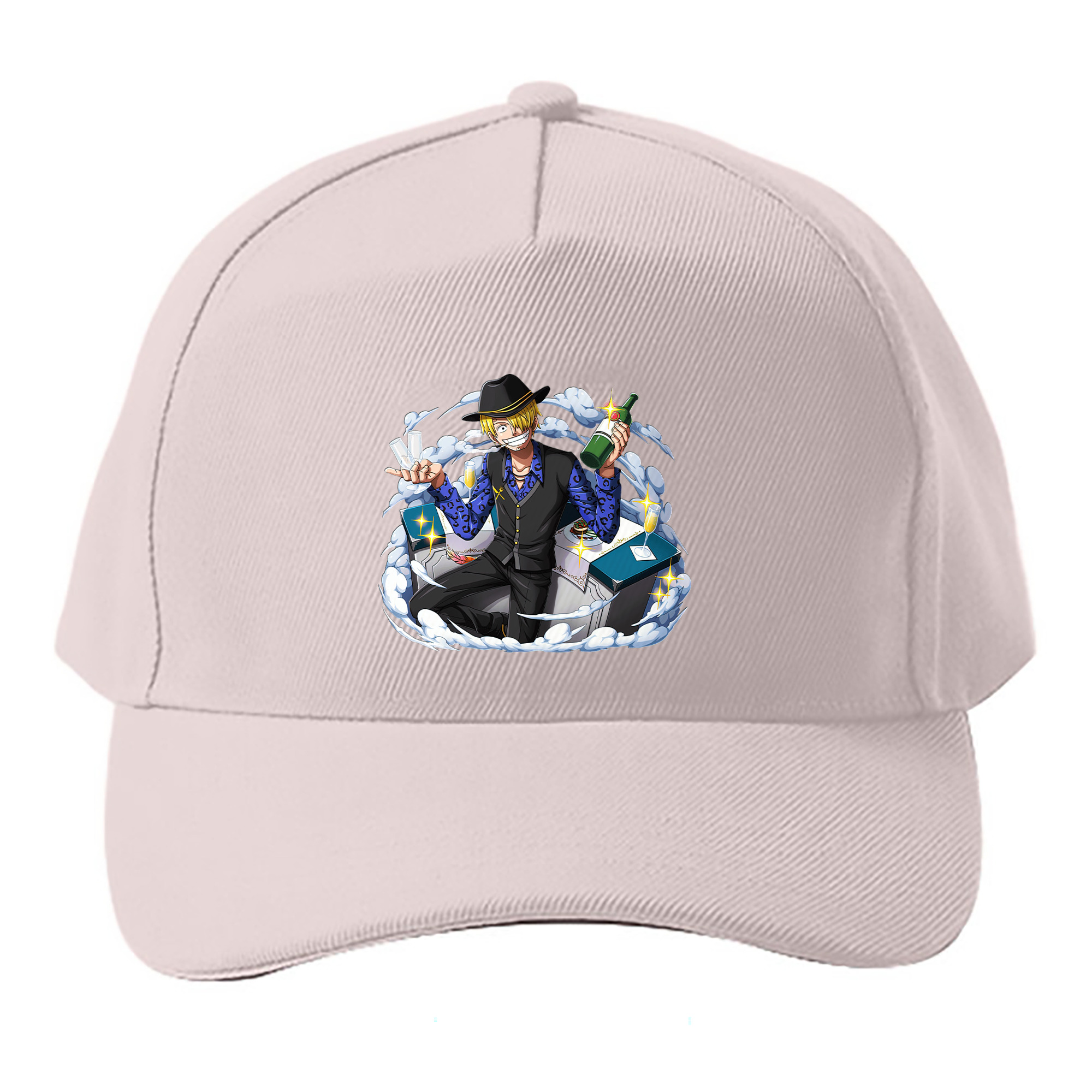 （画像用） ワンピース サンジ ONE PIECE Sanji ベースボールキャップ 綿100％ 男女兼用 帽子 スポーツ